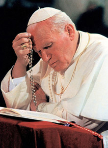 » El Rosario con el Papa Juan Pablo II